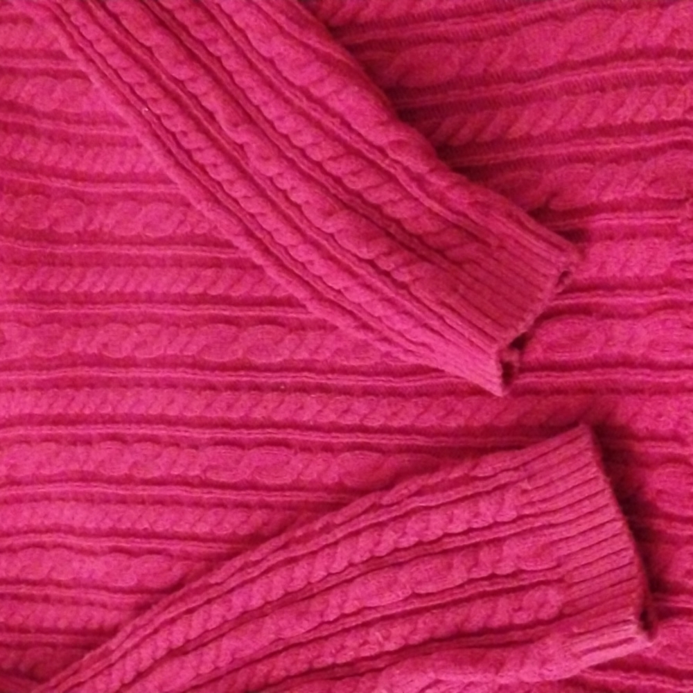 Cable knit sweater